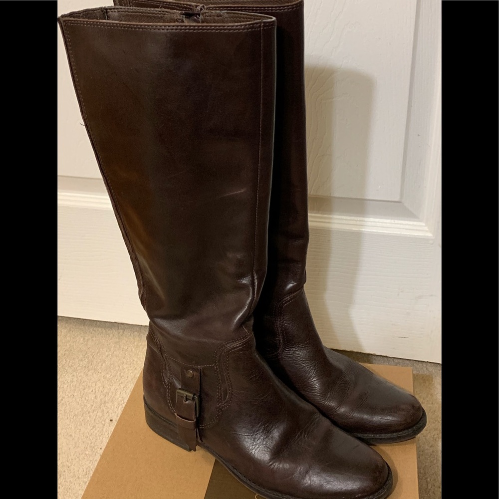 SOLD Matisse Leather boots 7.5 brown EUC - Picture 1 of 7